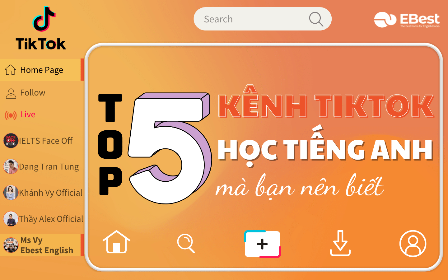 Top 5 Kênh TikTok Học Tiếng Anh Hay Bạn Nên Biết