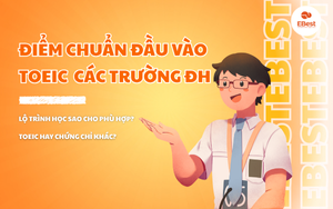 TỔNG HỢP ĐIỂM CHUẨN TOEIC ĐẦU VÀO ĐẠI HỌC
