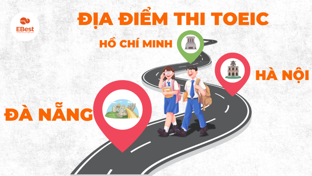 địa điểm thi toeic